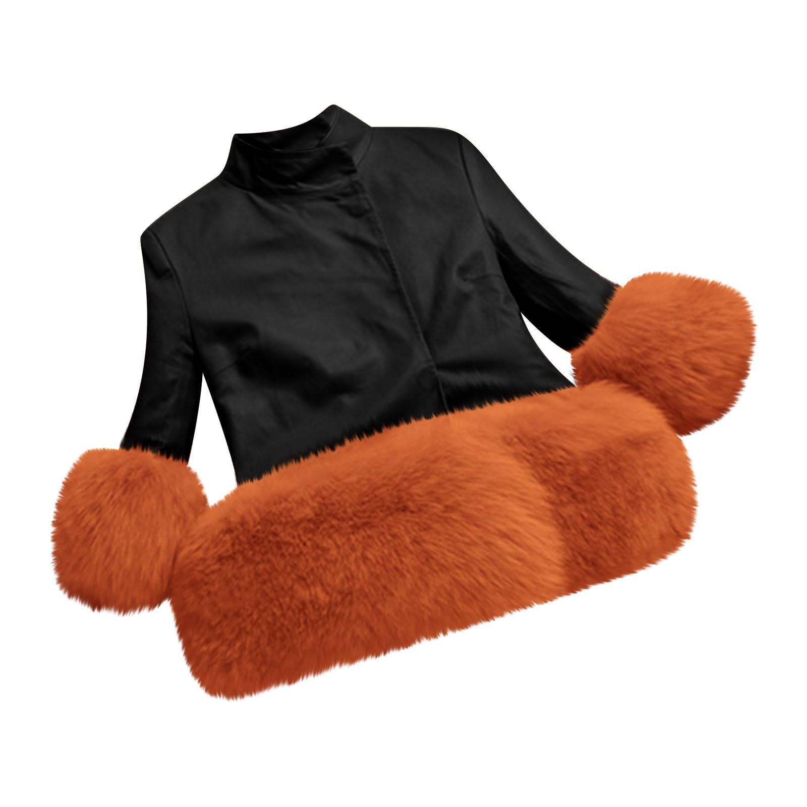 Bambini Ragazze Cappotto Inverno Antivento Addensare Cappotto Giacca Bambino Caldo Capispalla Streetwear Shirt, Nero , 5-6 Jahre