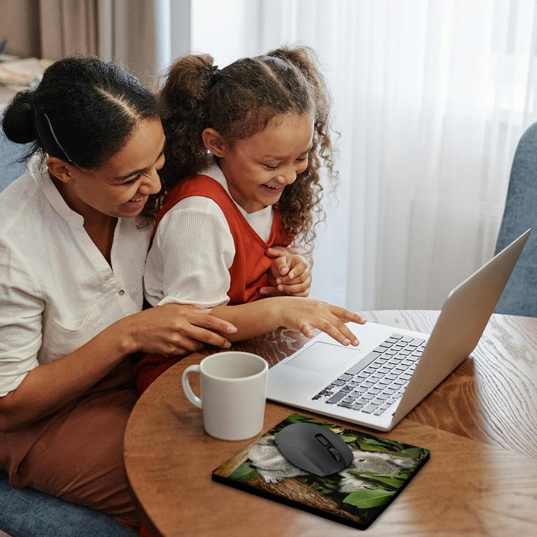 3dRose Australia, Brisbane, Fig Tree Pocket, Koala Bears-AU01 WBI0119 - Mouse Pad, 8 by 8 inches (mp_70224_1)