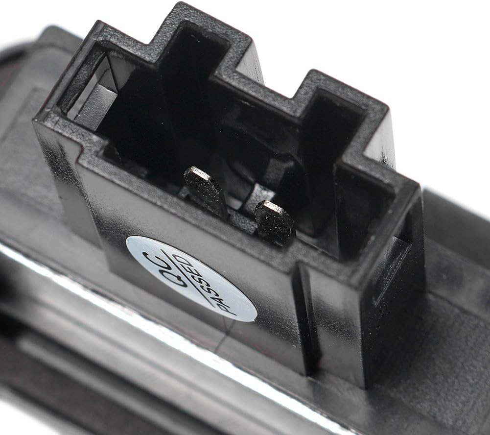Close-up of the electrical connector on the GZYF LED license plate light