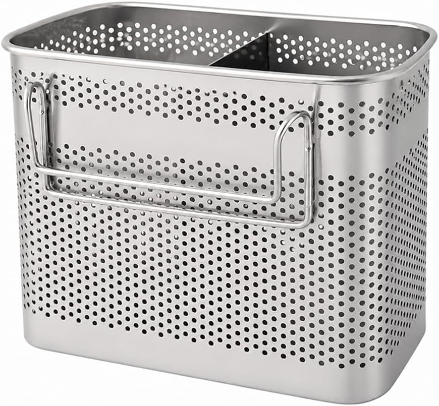 HOME&I SUS 304 Silverware Basket for Dish Rack, Hanging Utensil Holder