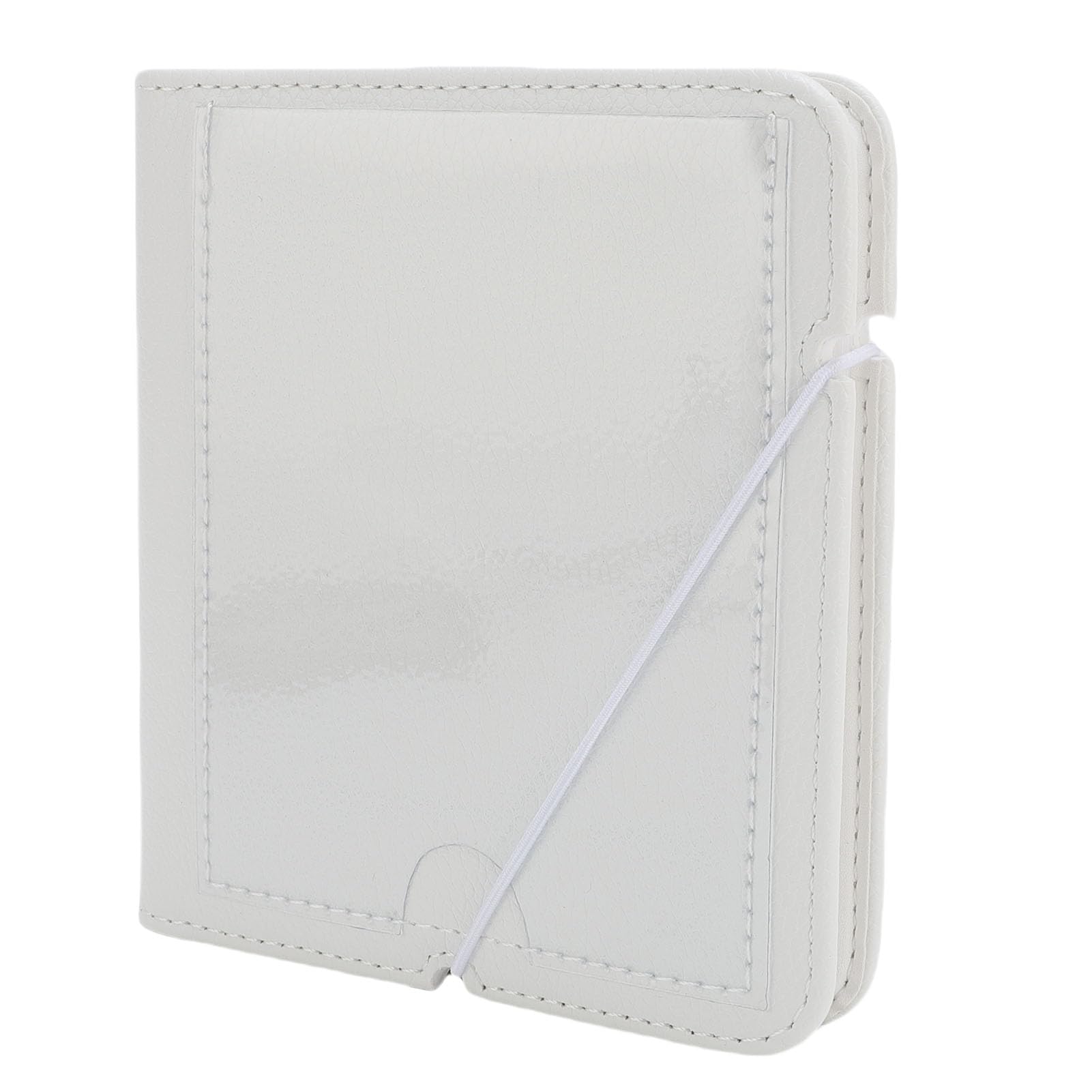 Tbest Photo Album Book Fit for Polaroid 600 W210 W300 W400 Sizes Instant PU Leather Clear PVC Film (White)