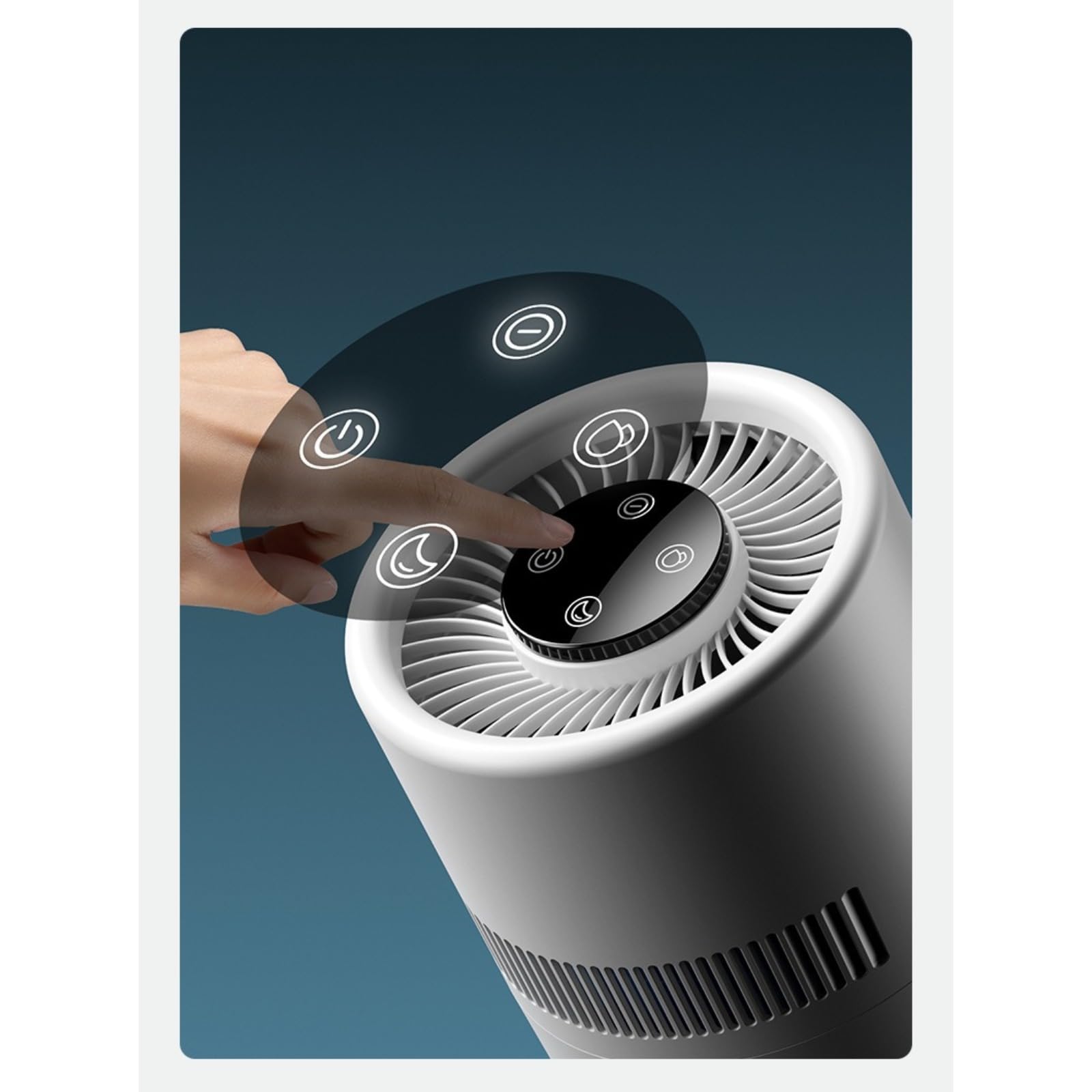Osmo AirMistify Pro Luftreiniger & Luftbefeuchter (4L), 99,9% Allergen-Reduktion, Leiser Nachtmodus, gegen Tierhaare, Staub, Pollen und Rauch für Schlafzimmer, Büro