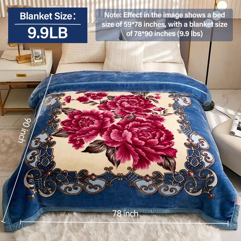 Amazon.com: MODUSKYE Mink Blankets, 9.9 lbs Korean Heavy Fleece