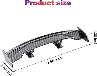 Universal Mini Spoiler Wing Carbon Fiber Real Tail Spoiler Wing Auto Exterior Accessories for All Car