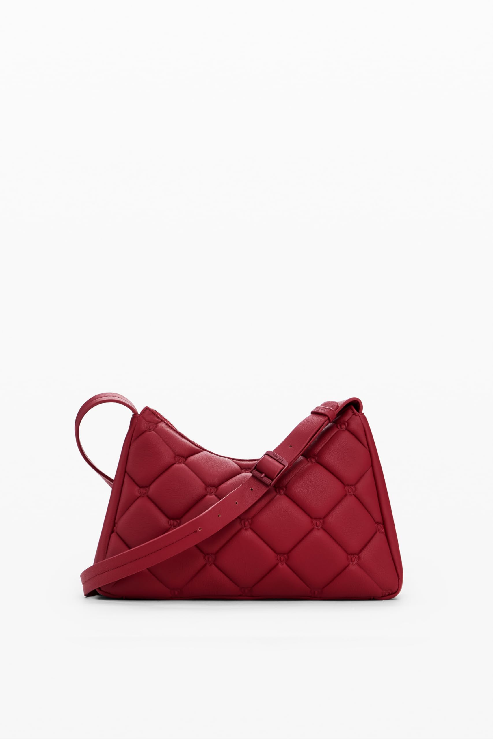Bolso efecto piel capitoné M