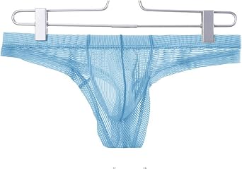 Faringoto Mens Underwear Mesh Low Waist Underwear Mens Briefs Breathable Butt Lift Bikini