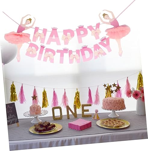 Miniatura 9 de Vaguelly Pancartas de feliz cumpleaños para decoración de boda, decoración de fiesta, guirnalda de banderines para cumpleaños, tira de la bandera,