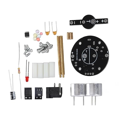 Miniatura 7 de Kit de práctica de soldadura de levitador ultrasónico, kit electrónico de levitación para experimentos de enseñanza científica, piezas de ensamblaje