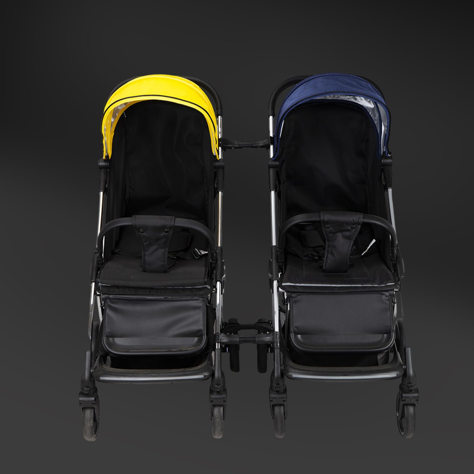 Connecteur De Poussette Pour Bébé En Aluminium Universel Noir | Connecteur De Poussette Pour Bébé Compatible Avec La Plupart Des Poussettes Pliantes Légères Pour Un Usage Pratique