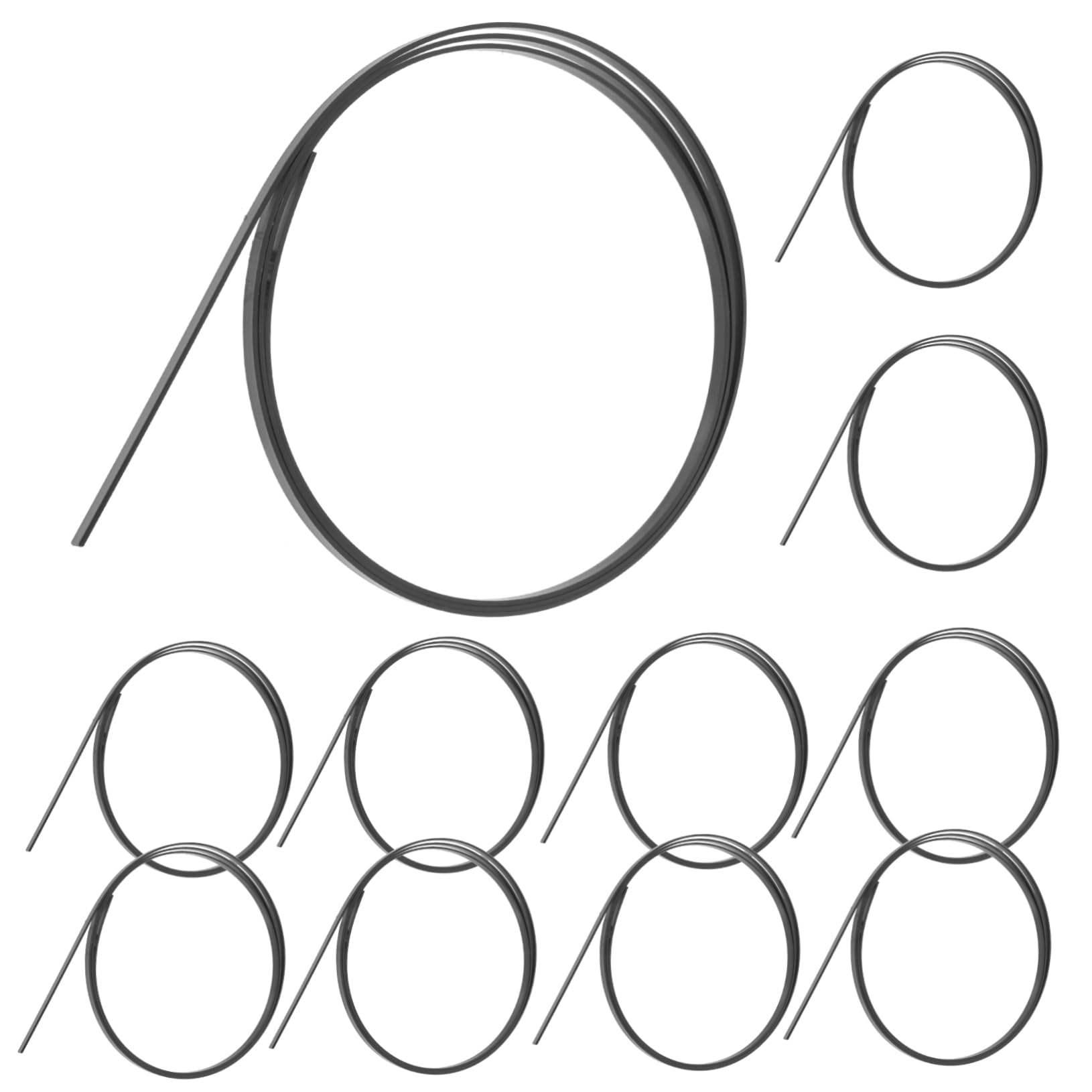 FAVOMOTO 12pcs Guitar Binding Strip Acoustic Guitar Accessories Diy Repair Purfling Strips Abs Material Smooth Surface