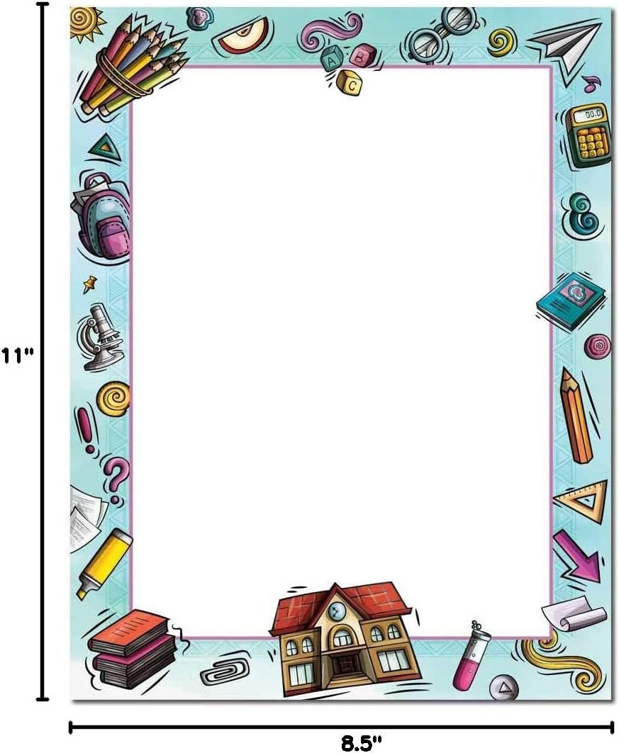 Rockin' Schoolhouse Letterhead Laser & Inkjet Printer Paper (100 Pack)