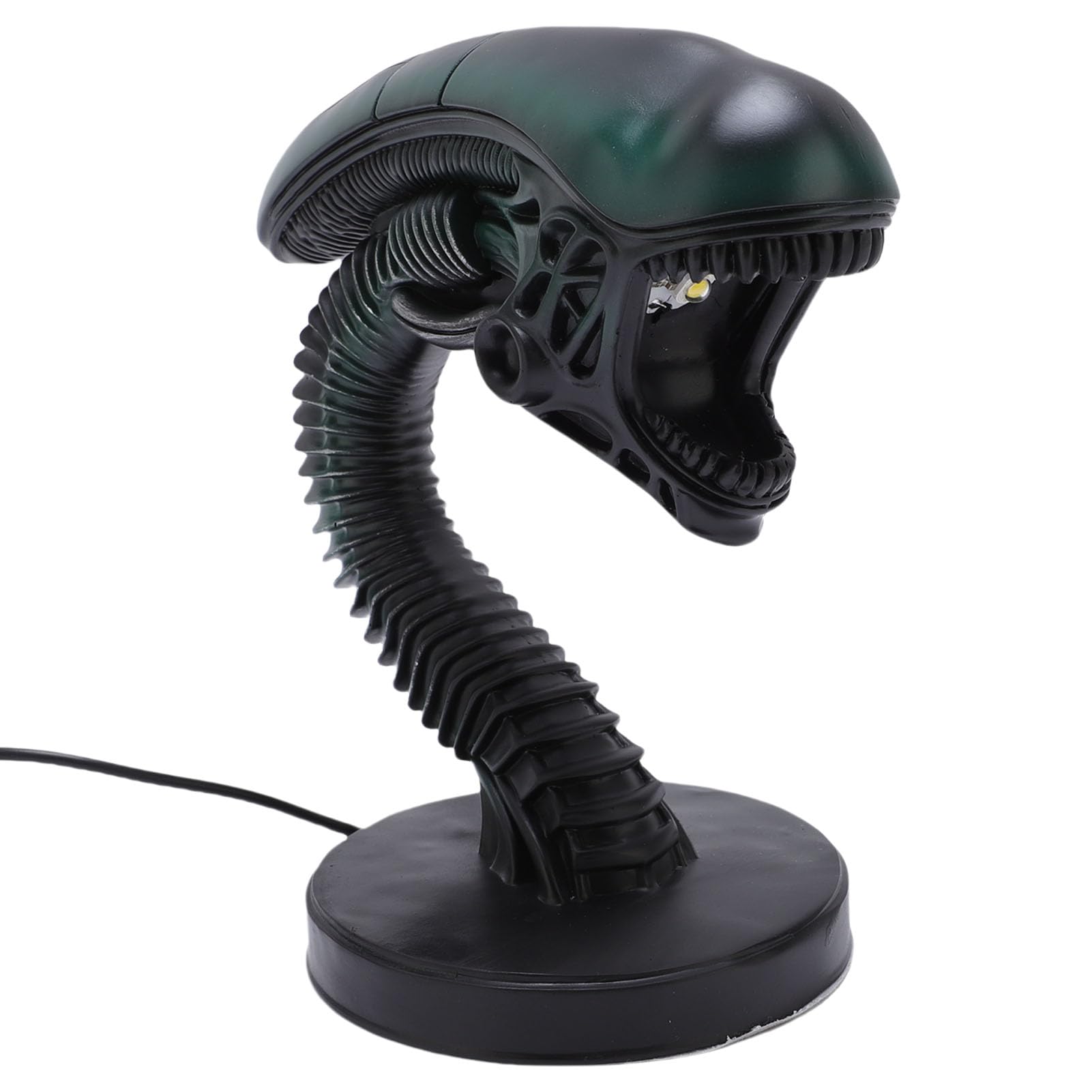 Lampada da Scrivania Aliena, Luce Notturna LED in Resina Idea Regalo Originale per Appassionati Horror Fantascienza Decorazione Camera Ufficio Bambini Adulti Regali Speciali