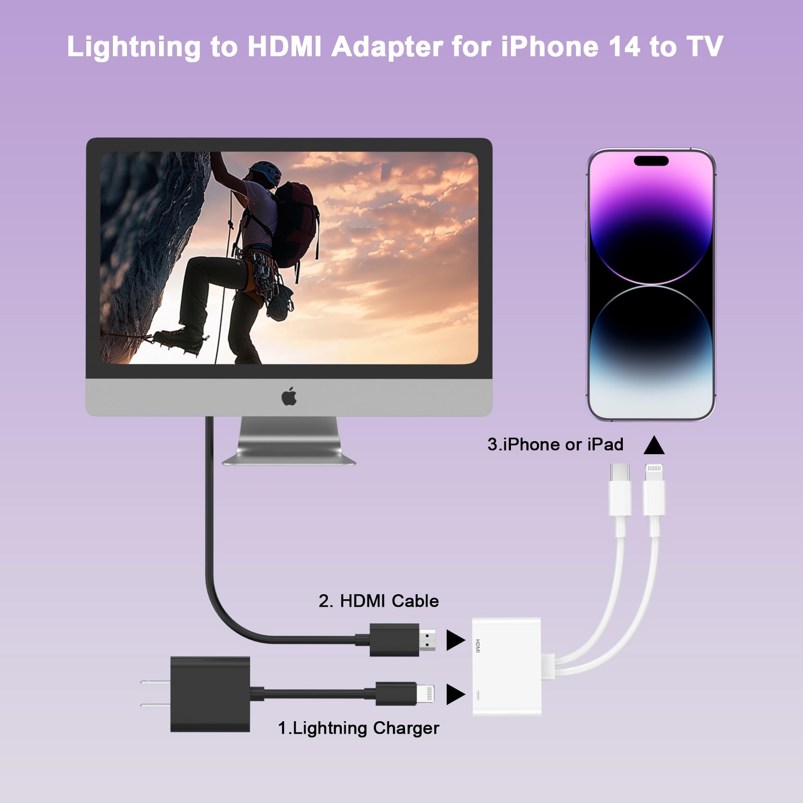 Amazon.co.jp: [Apple MFi認証] Lightning & USB-C - HDMIアダプター