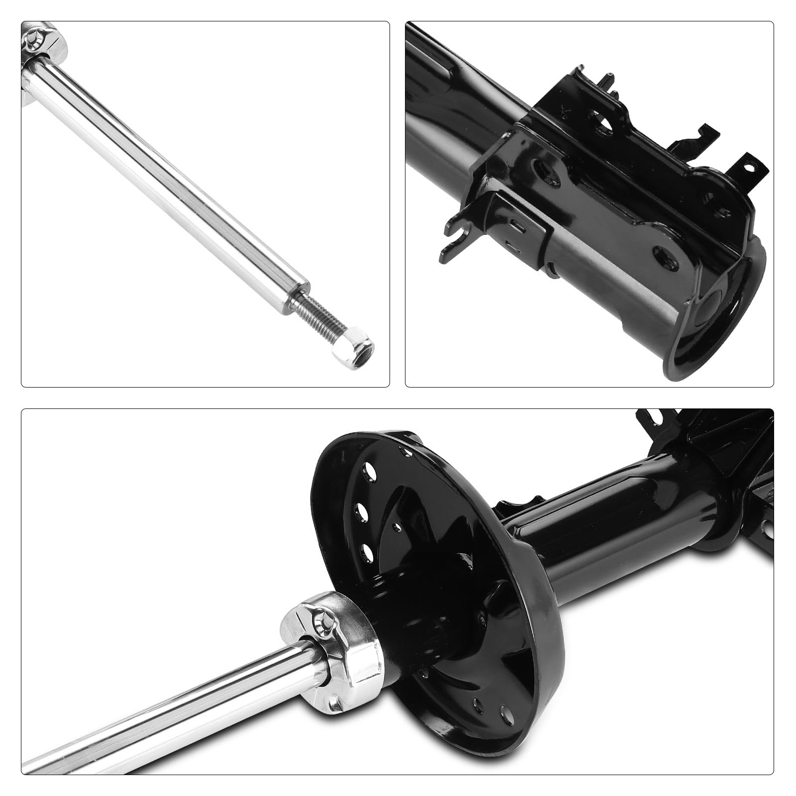 Frankberg 2x Ammortizzatori per sospensioni Ammortizzatori per telaio Anteriore sinistro destro 532mm Pressione del gas Compatibile con 500L 351 352 0.9L-1.6L 2012-2025 Replace# 51962803,51936077