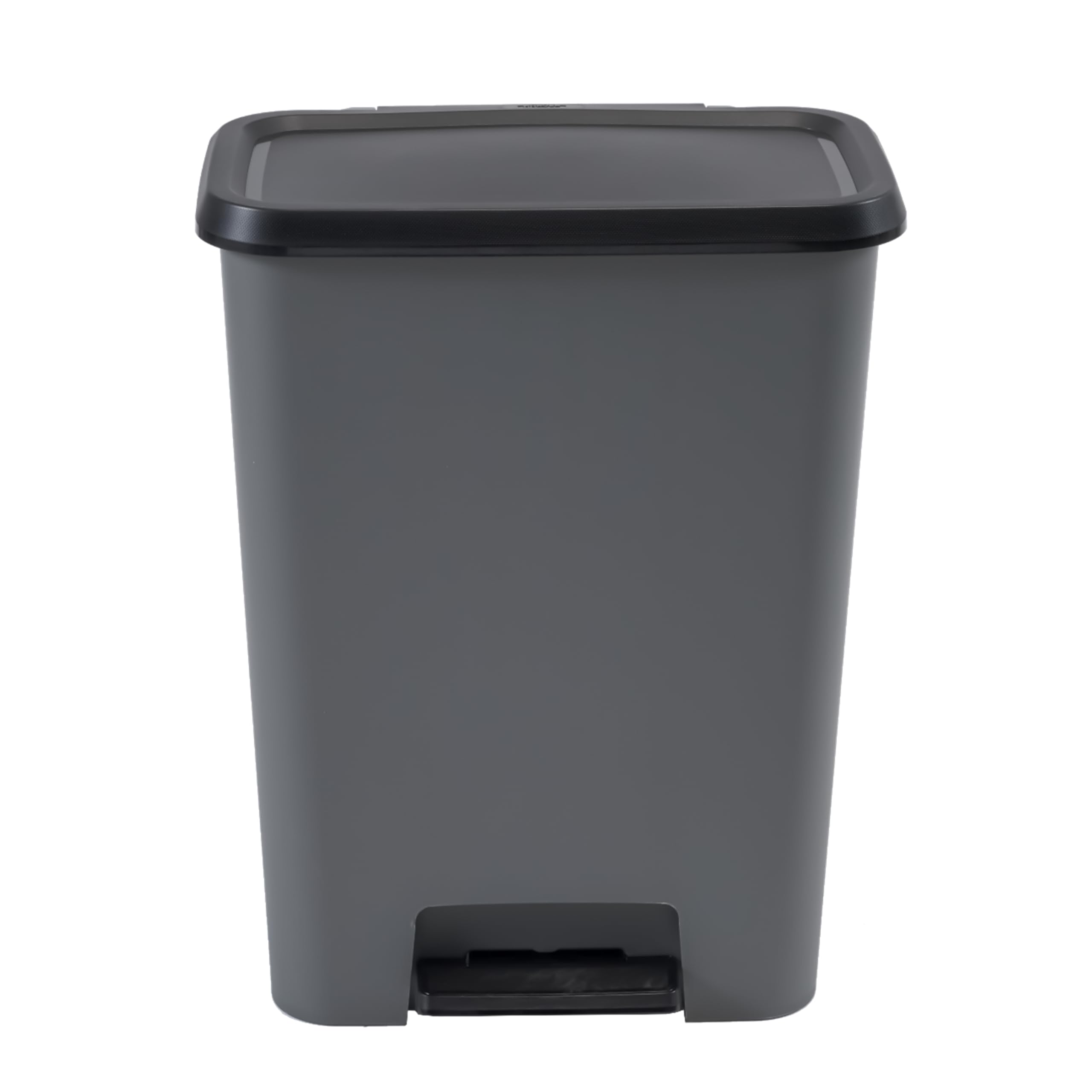 Keter Compatta Duo 23+23l Pattumiera, 46 Litri, Plastica, Grigio