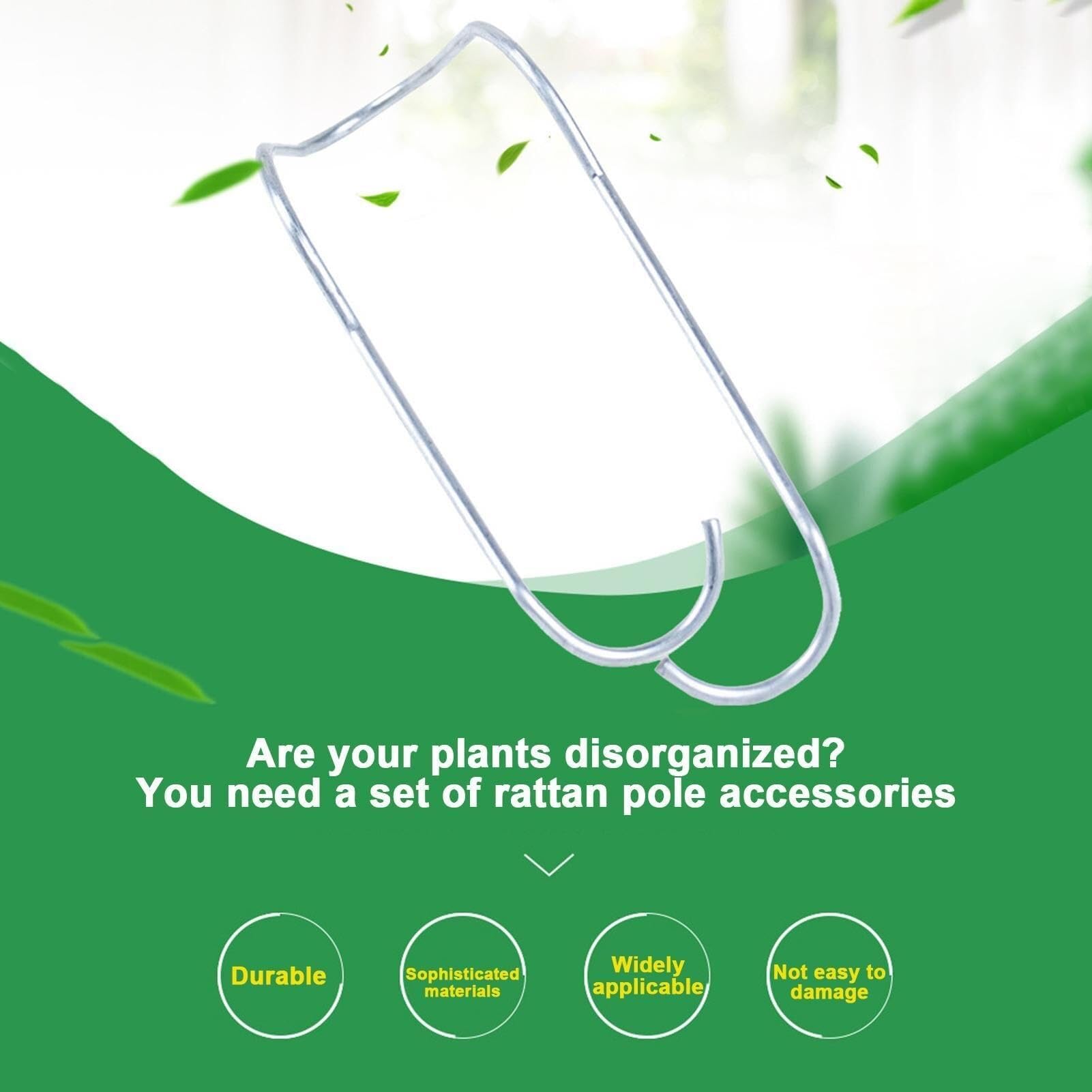 Fibbie Di Collegamento Per Tralicci Da Giardino - 50 Pezzi In Acciaio Zincato Per Piante Rampicanti - Foto 14