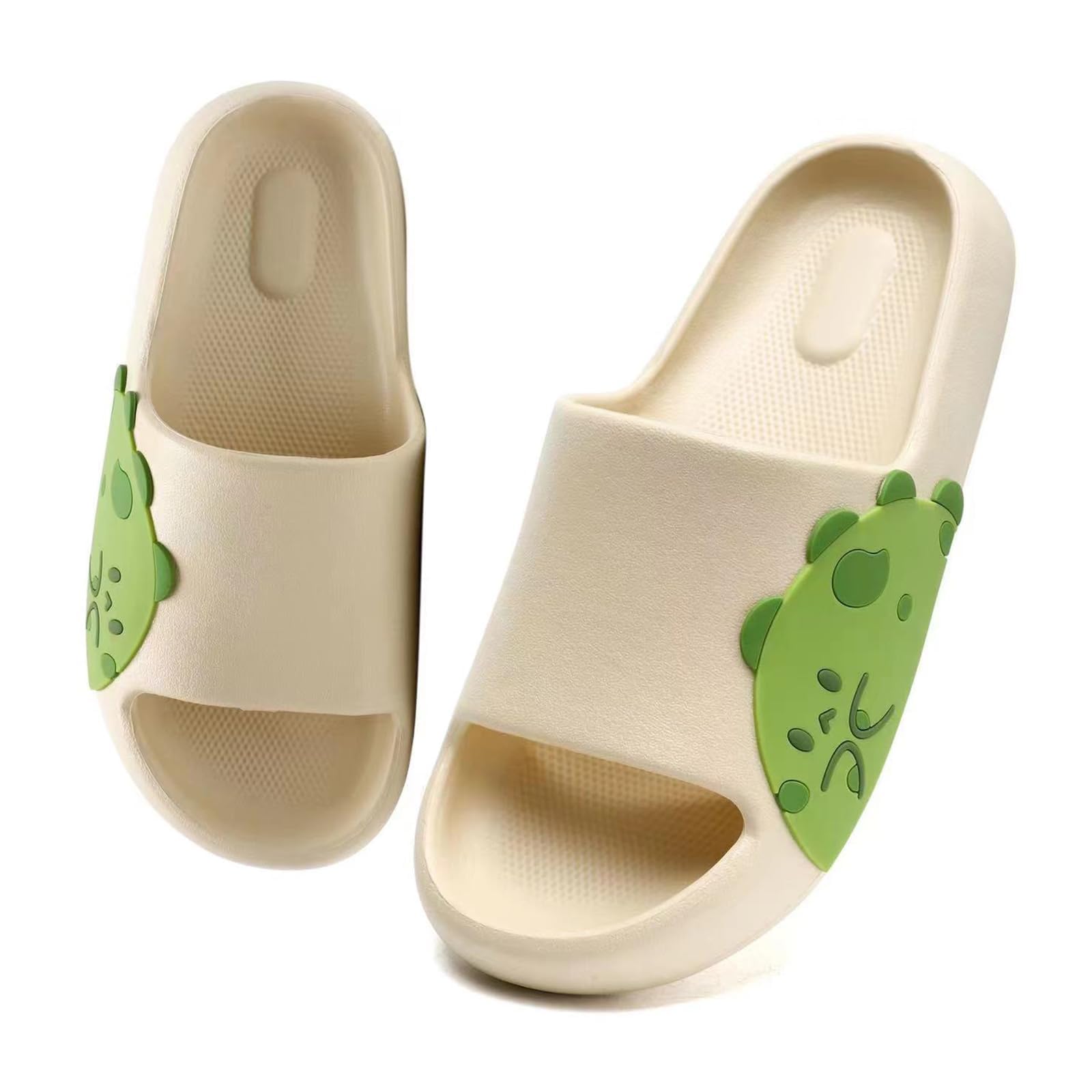 Sandals for Girls and Boys,Mens Slippers Sandals for Women,EVA Anti-Slip Indoor & Outdoor Kids Slippers Smile Face Open Toe Spa Bath Pool Gym House
