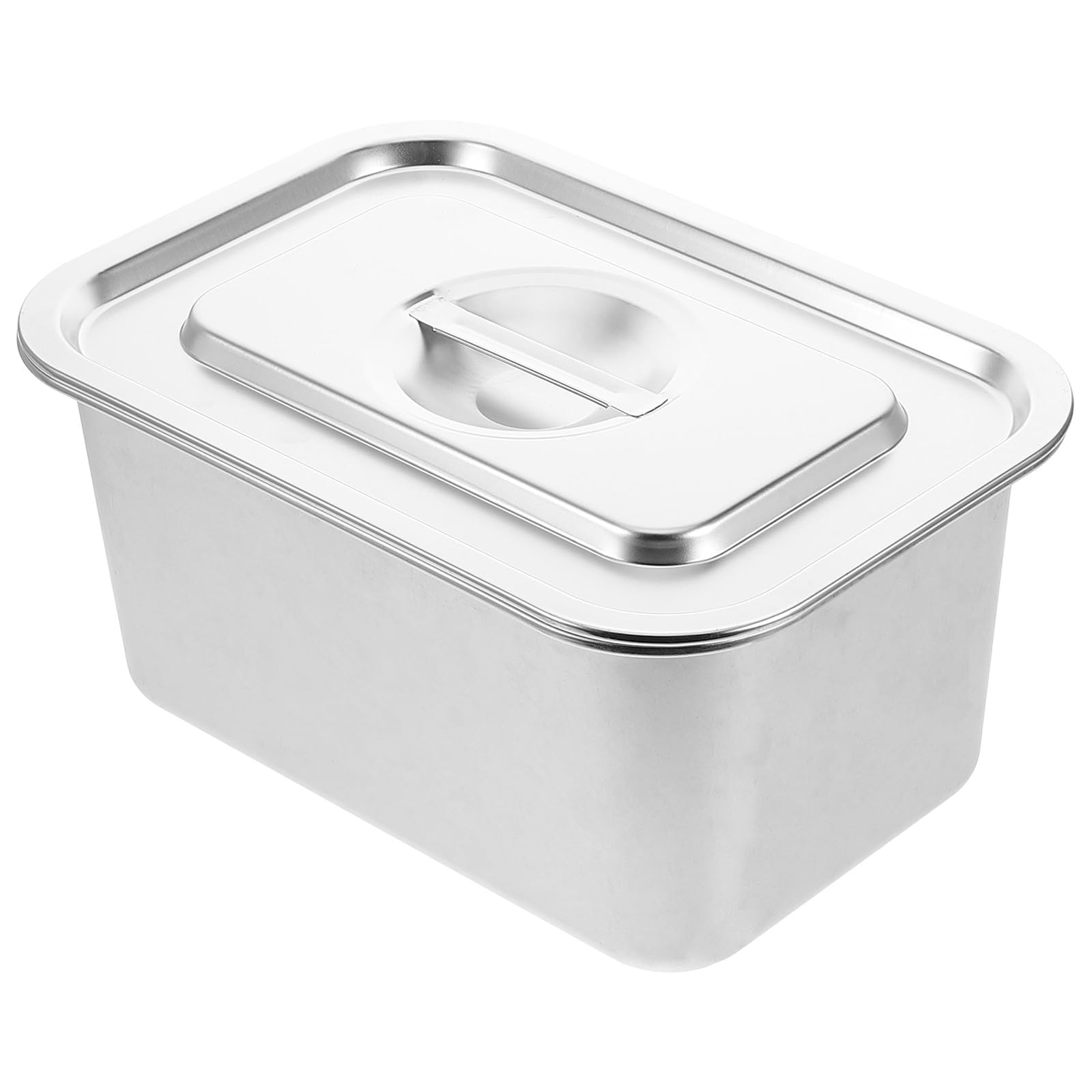 Bac à Compost Compact et Pratique avec Couvercle Cuisine en Acier Inoxydable pour Déchets Alimentaires sur Plan de Travail