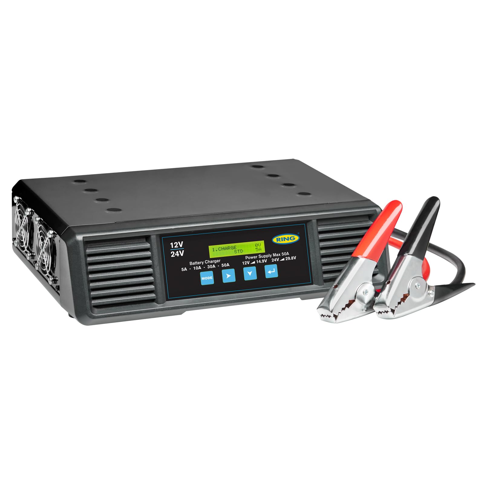 RSCP5024 Smartcharge Pro Smart Battery Charger 50A 12V 24V 9 Stage By Ring