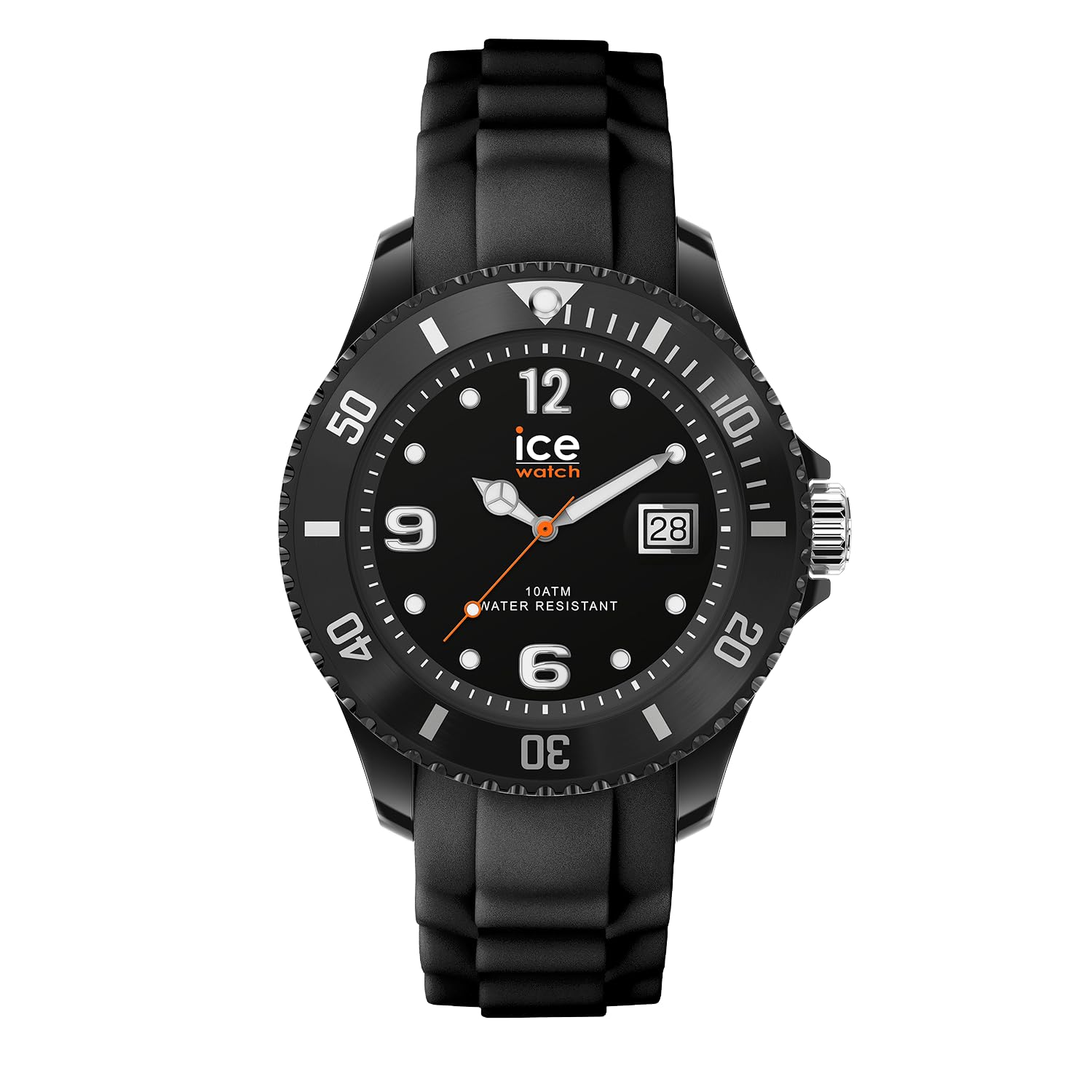Ice-Watch - ICE forever Black - Schwarze Damenuhr mit Silikonarmband