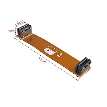 Futheda 2Pcs 2 Way SLI Bridge Interconnect Flexible, 3 Slot