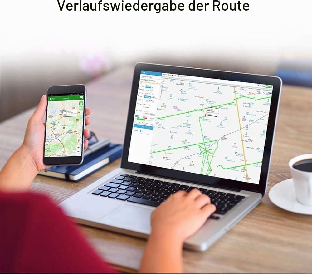 Winnes 4G GPS Tracker 240 Tage Lange Standby-Zeit GPS Tracker Auto mit kostenlose Apps Stark Magnetisch und IP67 Wasserdicht Autofinder Weltweite Echtzeit Ortung Motorräder, Autos, Lastwagen