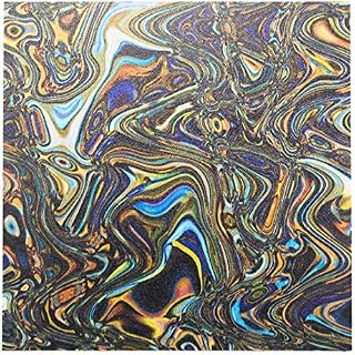 1 Sheet of 7.5" x 7.5" x .080" Infused Kydex Material - Water Color Print