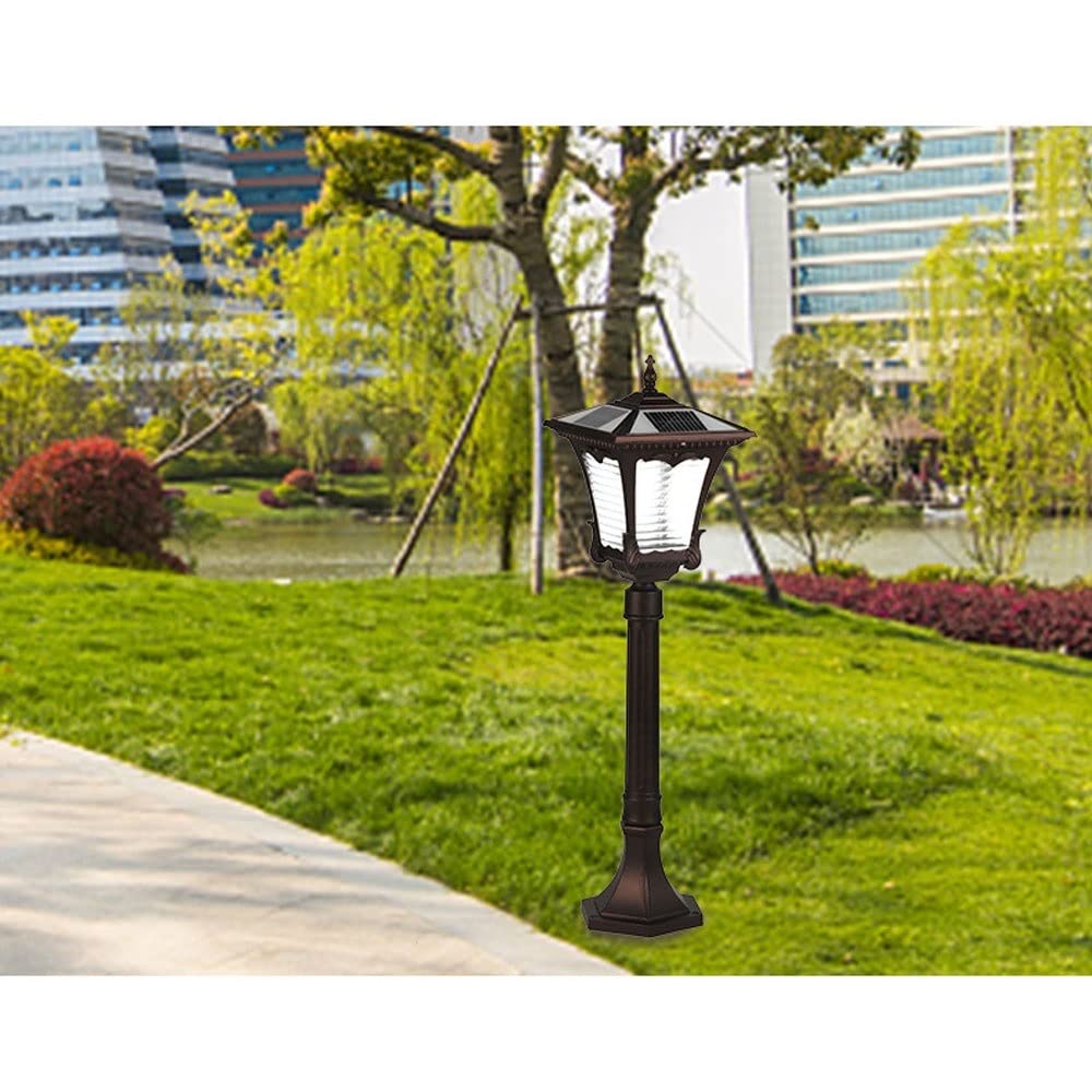 Lampada Solare da Giardino Super Alta da 80 Cm, Lampada da Giardino per Esterni Impermeabile E Resistente alla Pioggia, Lampione Stradale in Stile Europeo, Lampada S
