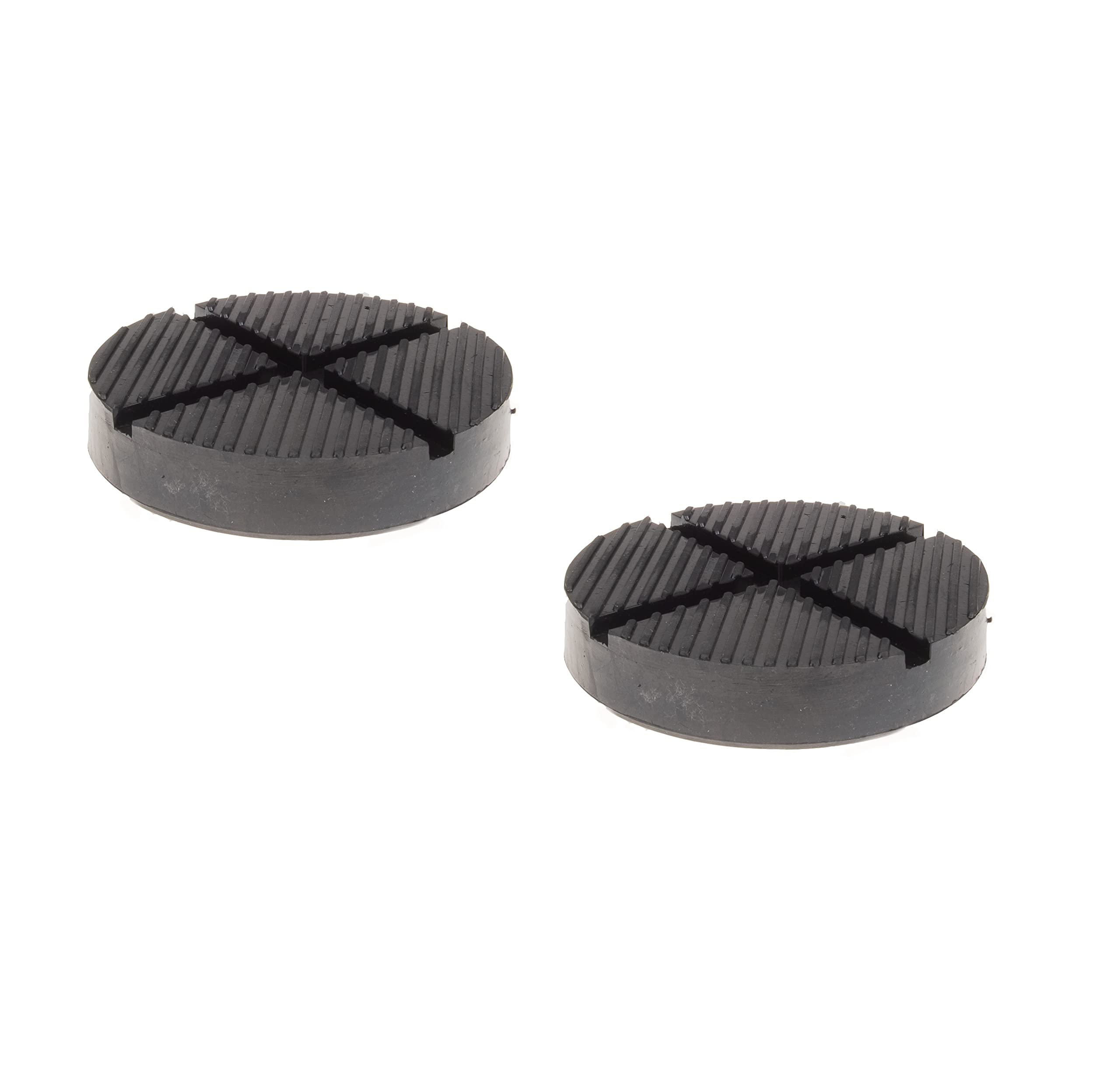 Universal Jack Pad Universal Jack Pad Adapter, Cross Groove Design, Weld Side Frame Rail Protector Pad, Set of 2