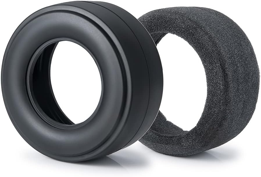 2Pcs Rear 2.2/3.0" Drag Racing Wheel Tires for 1:10 22S No-prep Drag Racing RC Car Short Course Slash