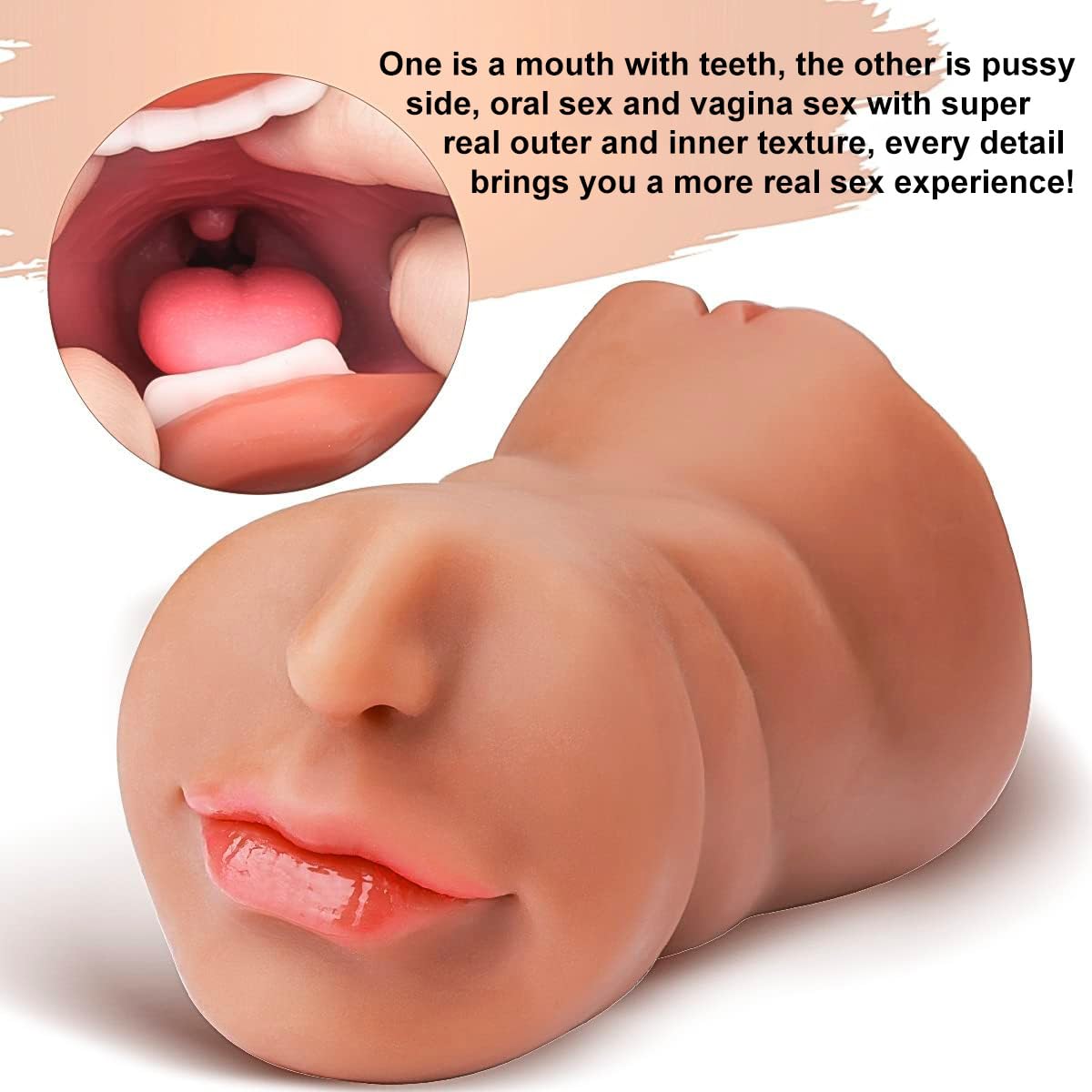 Amazon.com: Gobuying 3 in 1 Sex Dolls Realistic Single Channel Sex Toy with  Lifelike Face, Sex Doll with 3D Realistic Textured Mouth Vagina and Tight  Anus Deep Throat Oral Adult Sex Toys