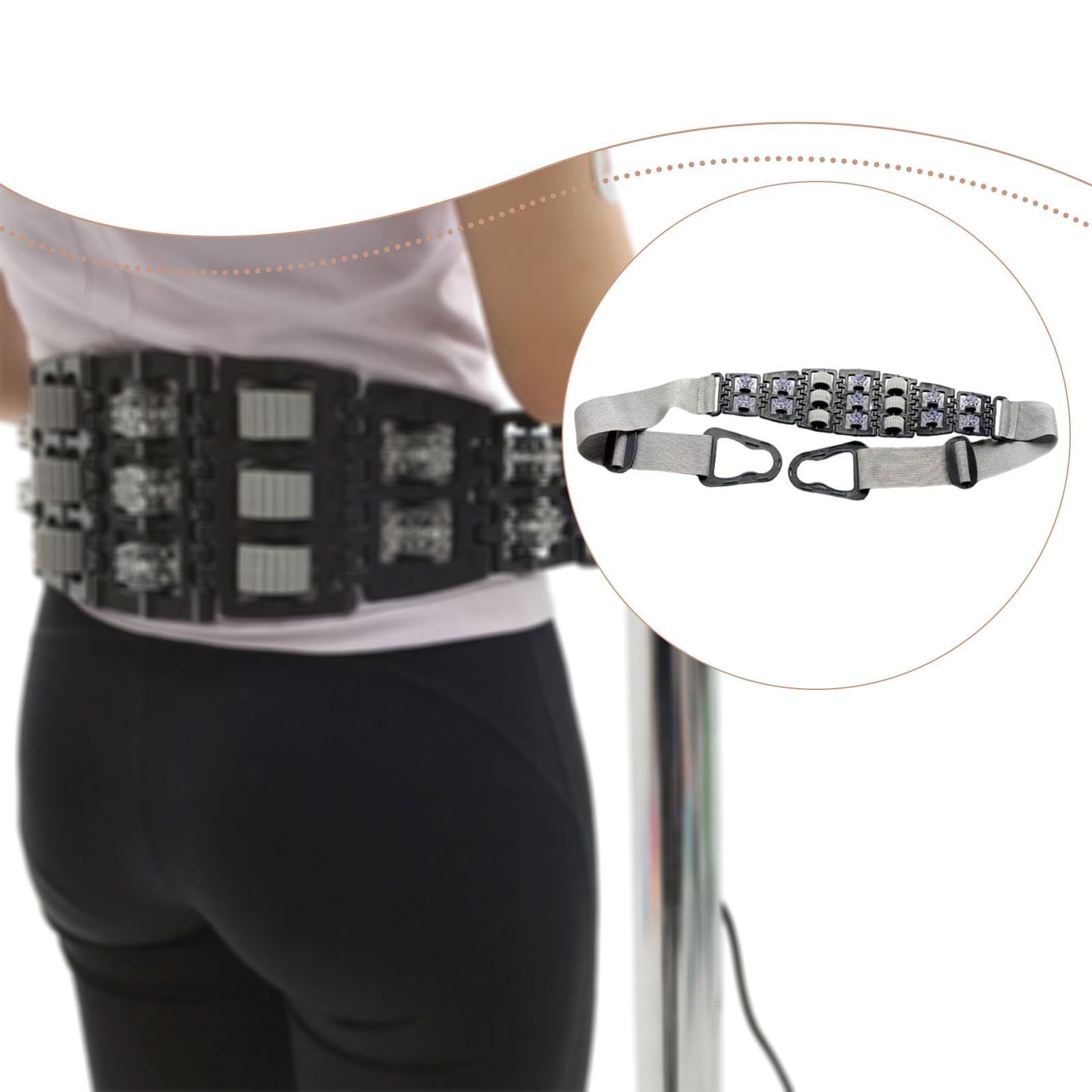 Cintura per Dimagrimento, Cintura Massaggiante per Tapis Roulant, Robusta E Versatile, per, Fascia Fitness Premium Grigia per Massaggio, 1.9 M Length