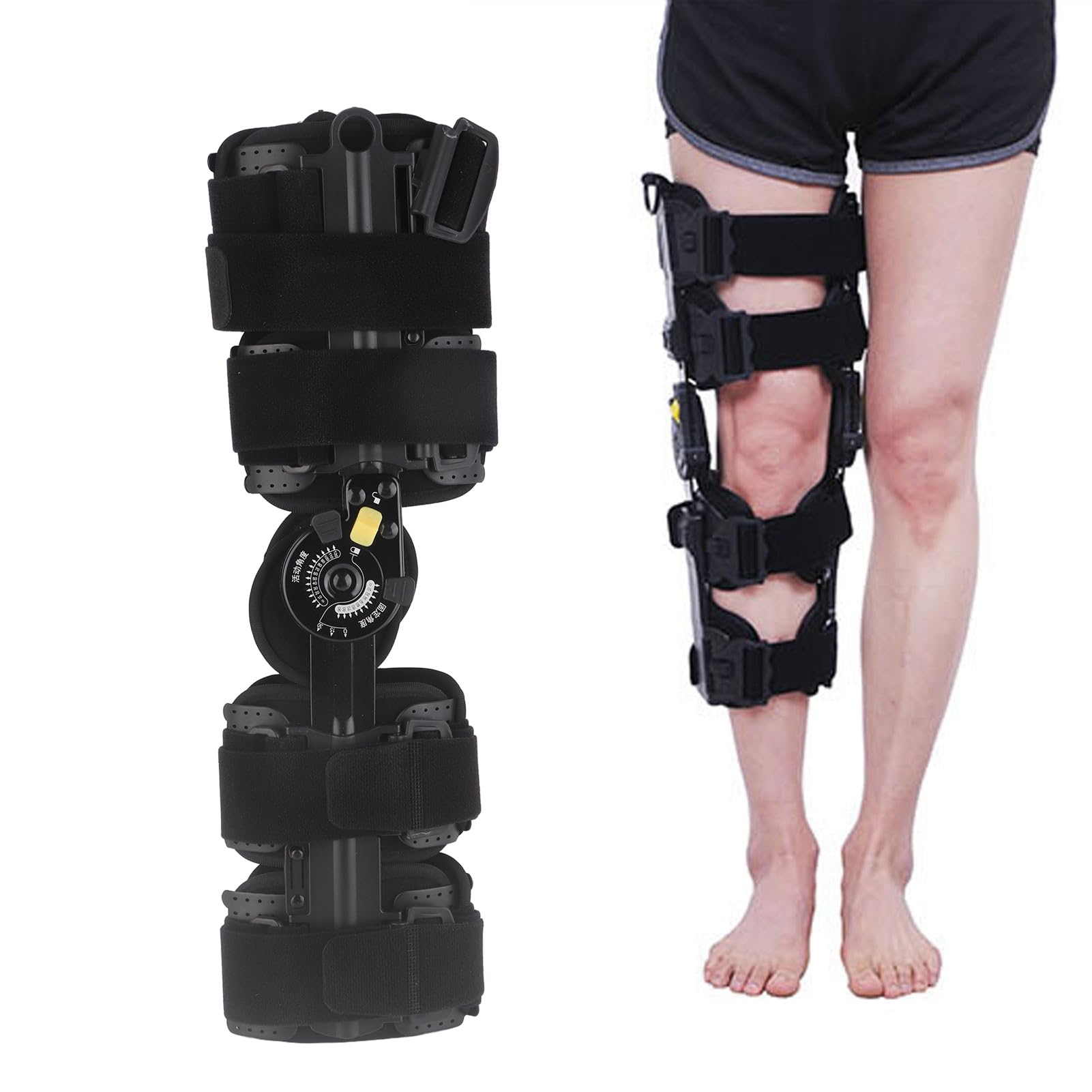 Ginocchiera incernierata, Ginocchiera Post operatoria, Comodo stabilizzatore di Supporto for Uomini e Donne, Recupero Chirurgico o prevenzione di infortuni