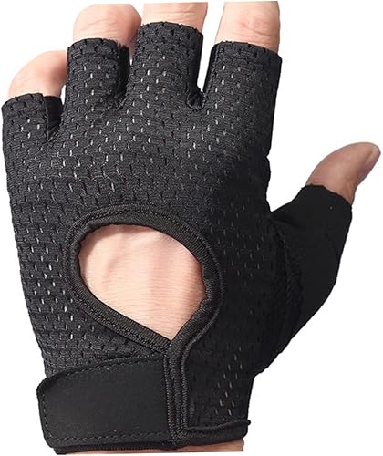 Miniatura 5 de 1 par de guantes transpirables de fitness guantes de gimnasio para hombres, guantes deportivos al aire libre, guantes cálidos para levantamiento de