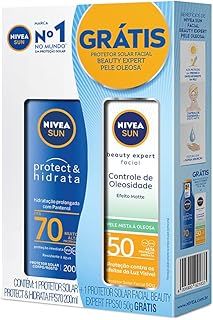 NIVEA SUN Promo Kit Protetor Solar Protect & Hidrata FPS70 200ml + NIVEA SUN Facial FPS50 50gr, Nivea