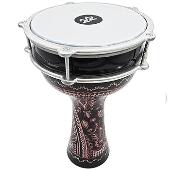 Amazon.com: ZAZA Percussion 16'' Length Aluminum Darbuka, 8