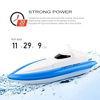 Amazon.co.jp: fangzi ラジコン船、800リモコンボート2.4G 20km