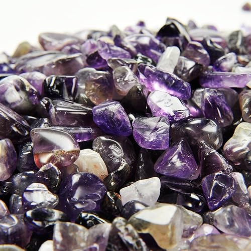 Miniatura 8 de Chips de piedra de cristal caído de 1 libra  Forma irregular triturada  Piedras de cristal decorativas para el hogar y el jardín para jarrón de