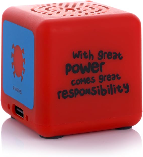 Bitty Boomers Marvel: Spider-Man - Bitty Box 1.3 Inch Keychain Bluetooth Speaker