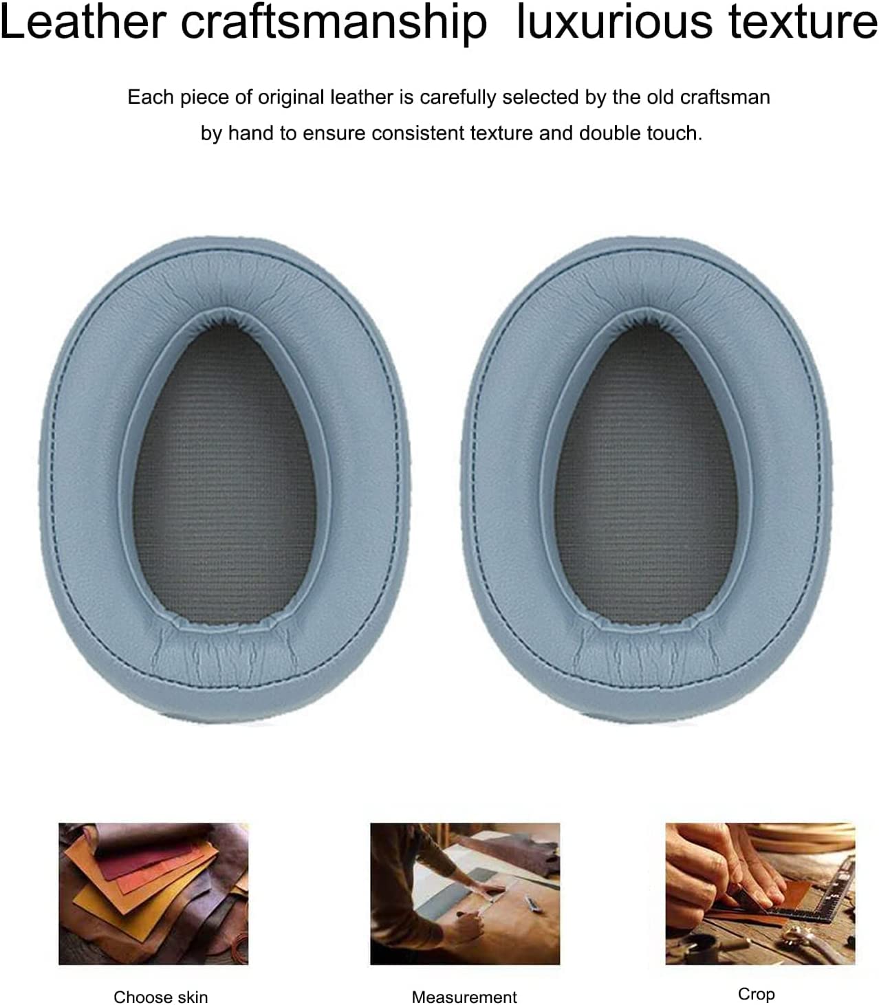 Ohrpolster Für Sony WH-H900N / MDR-100ABN – Memory Foam, Protein Leder, Ersatzpolster