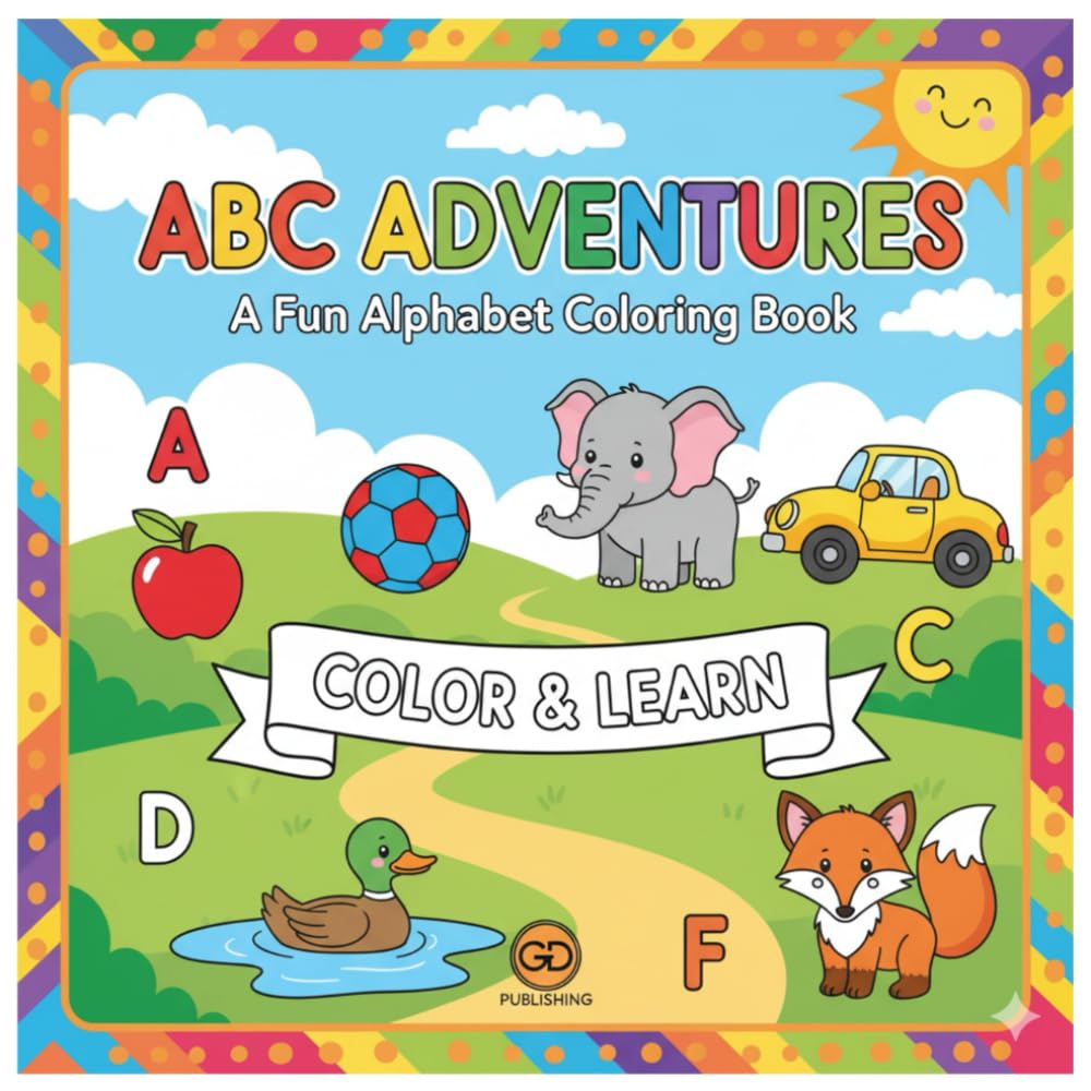 ABC Adventures: A Fun Alphabet Coloring Book