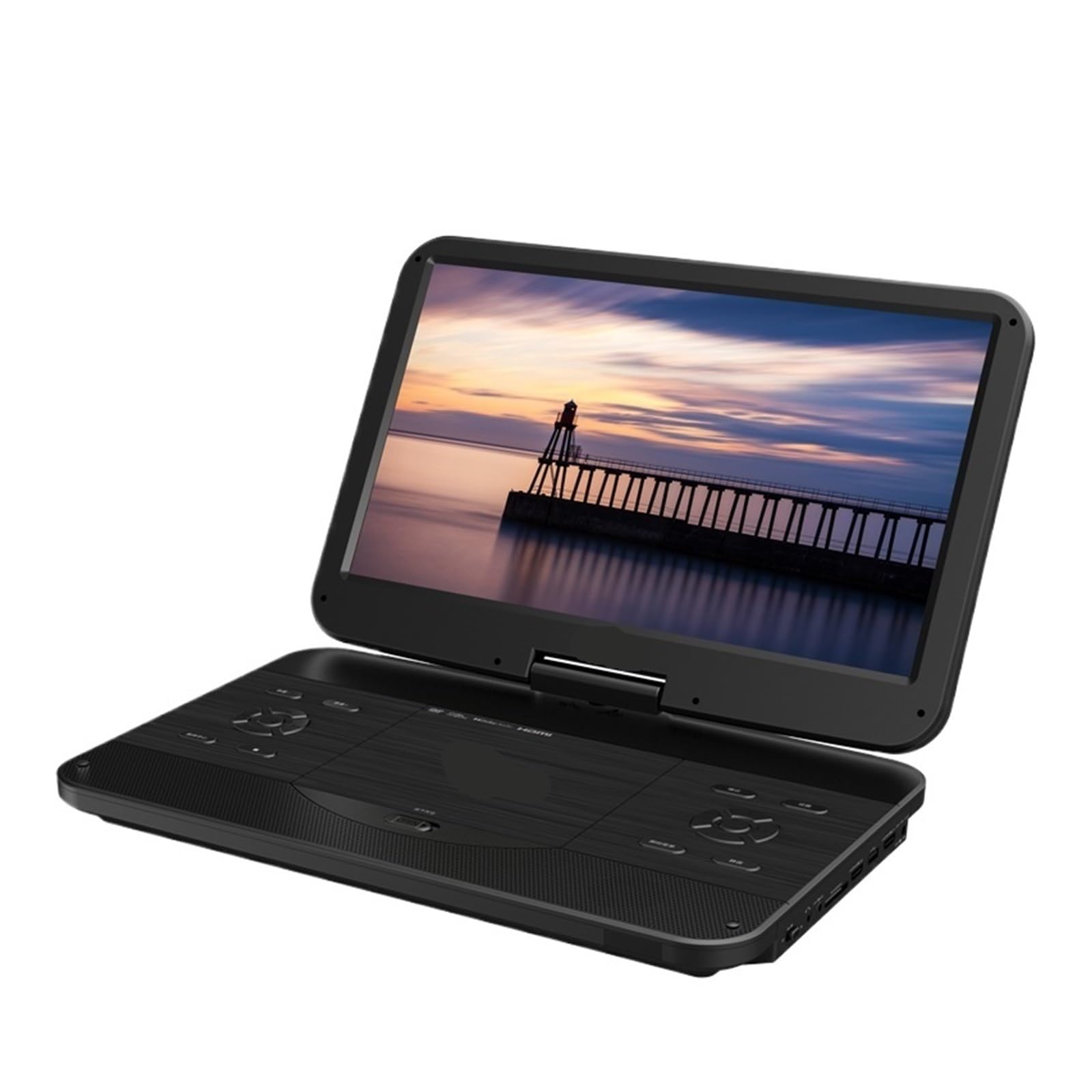 Lettore Blu-ray portatile pieghevole da 15,6 pollici Schermo grande HD 1080P Supporta DVD VCD CD Viaggi in auto a casa Archiviazione e backup dei dati