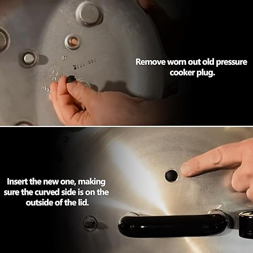 Miniatura 4 de Tapón de goma para olla a presión, enchufe de sobrepresión para todas las ollas a presión American 1930, piezas de latas de vapor, paquete de 2