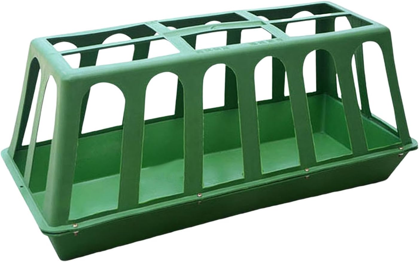 Poultry Feeder Tray Chicken Trough Feeder Multihole Feeding Bucket Poultry Feeding Tray Food Dispenser for Farm, Geese, Quail, 16Holes