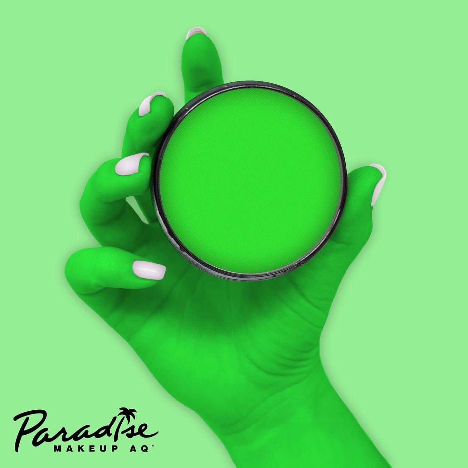 Mehron Makeup Paradise Makeup AQ Face & Body Paint (1.4 oz) (Martian – Neon Green/Green UV) : Beauty & Personal Care