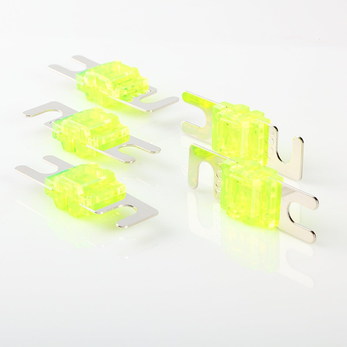 5 PACK 100 AMP MINI ANL FUSE FUSES NICKEL PLATED AFS 100