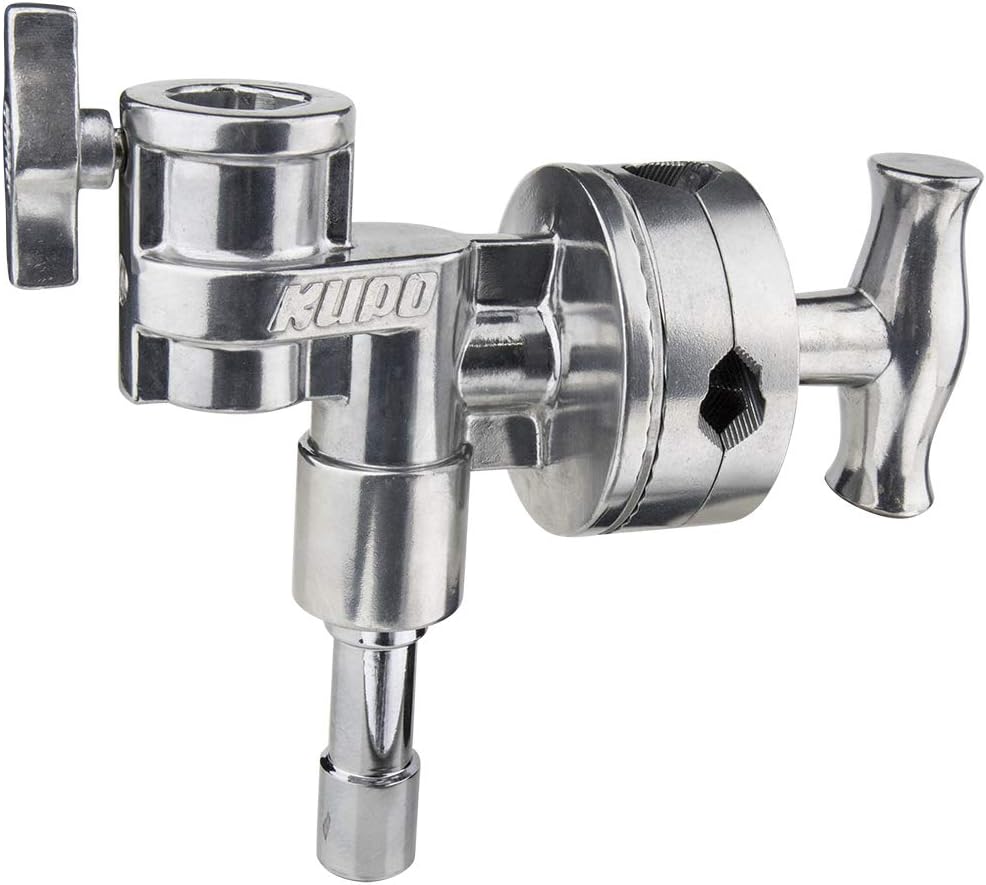 KUPO4-1/2in Grip Head with Junior Stud and Receiver (KG400512), silver