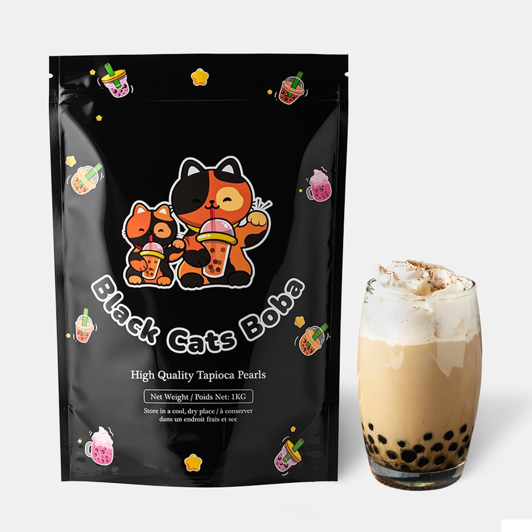 Traditional Tapioca Pearls 1KG Size (2.2LBS) | Chewy Boba for