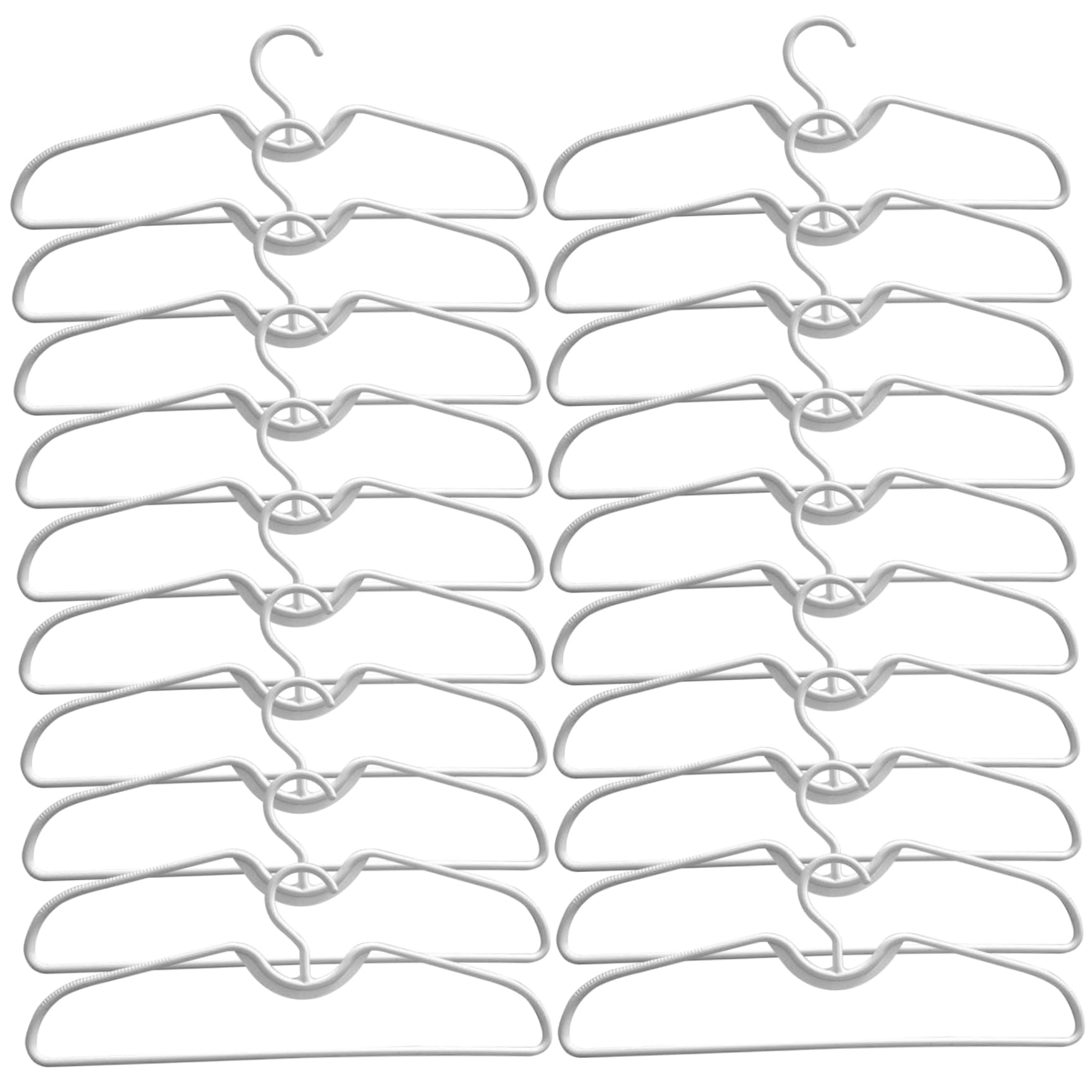 Cintres anti-bosse et antidérapants pour placard et organisation
