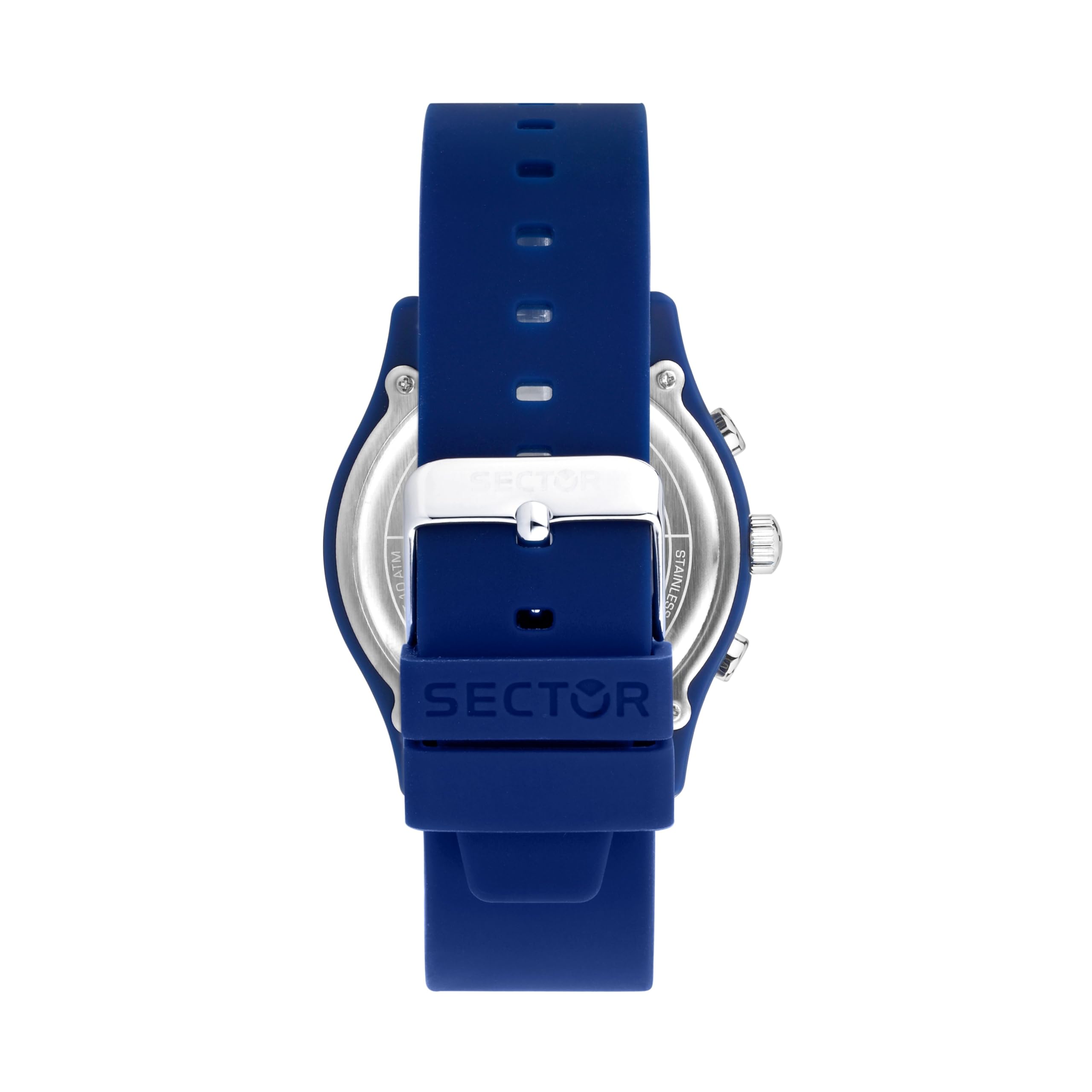 Sector No Limits Orologio Uomo, Cronografo, Analogico, 43 mm, Collezione H2O, Silicone | Acciaio, Materiale Sintetico, Cassa 43.00mm, Forma Rotonda
